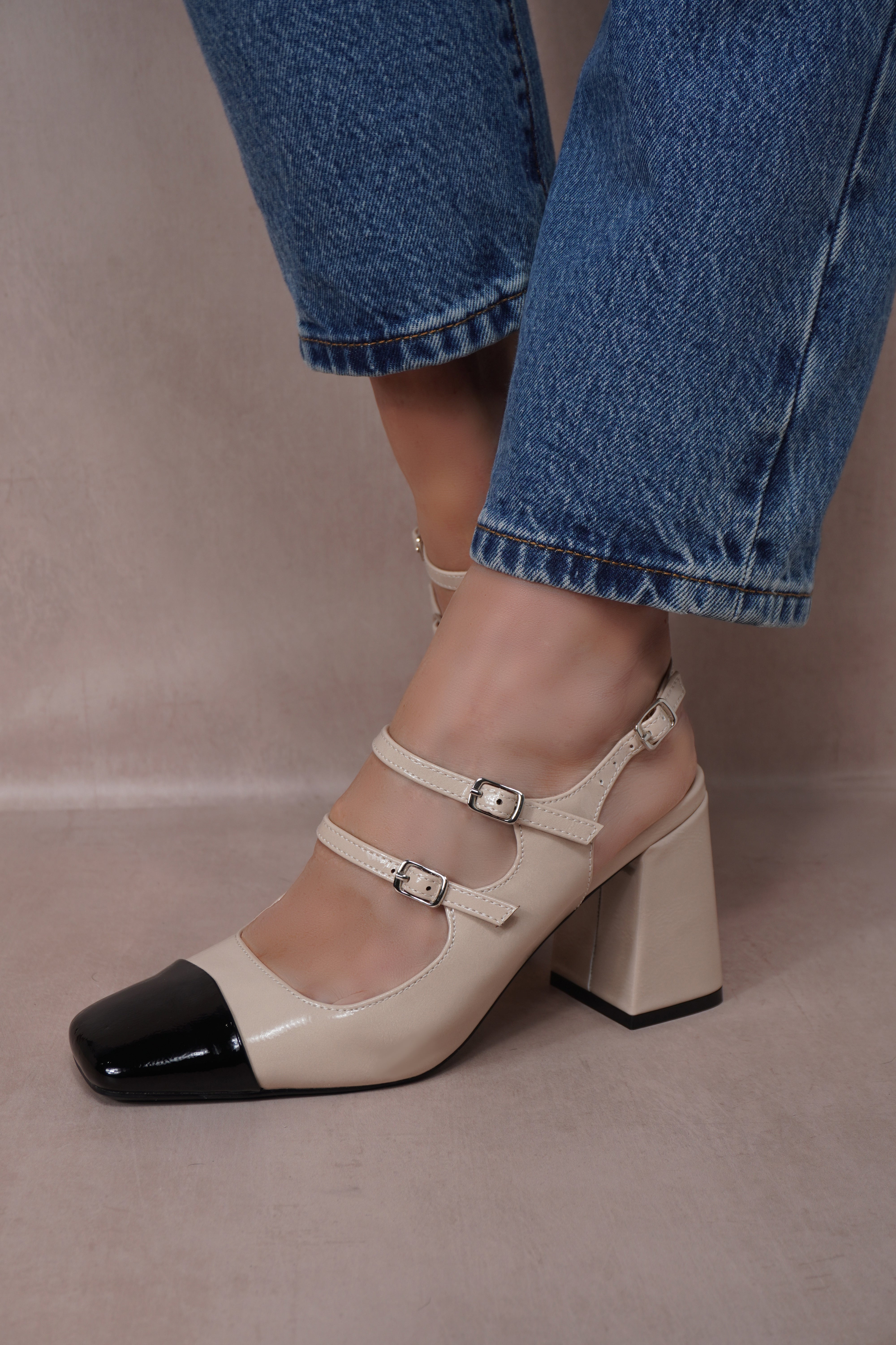 Ivory Luxe Duet Heels