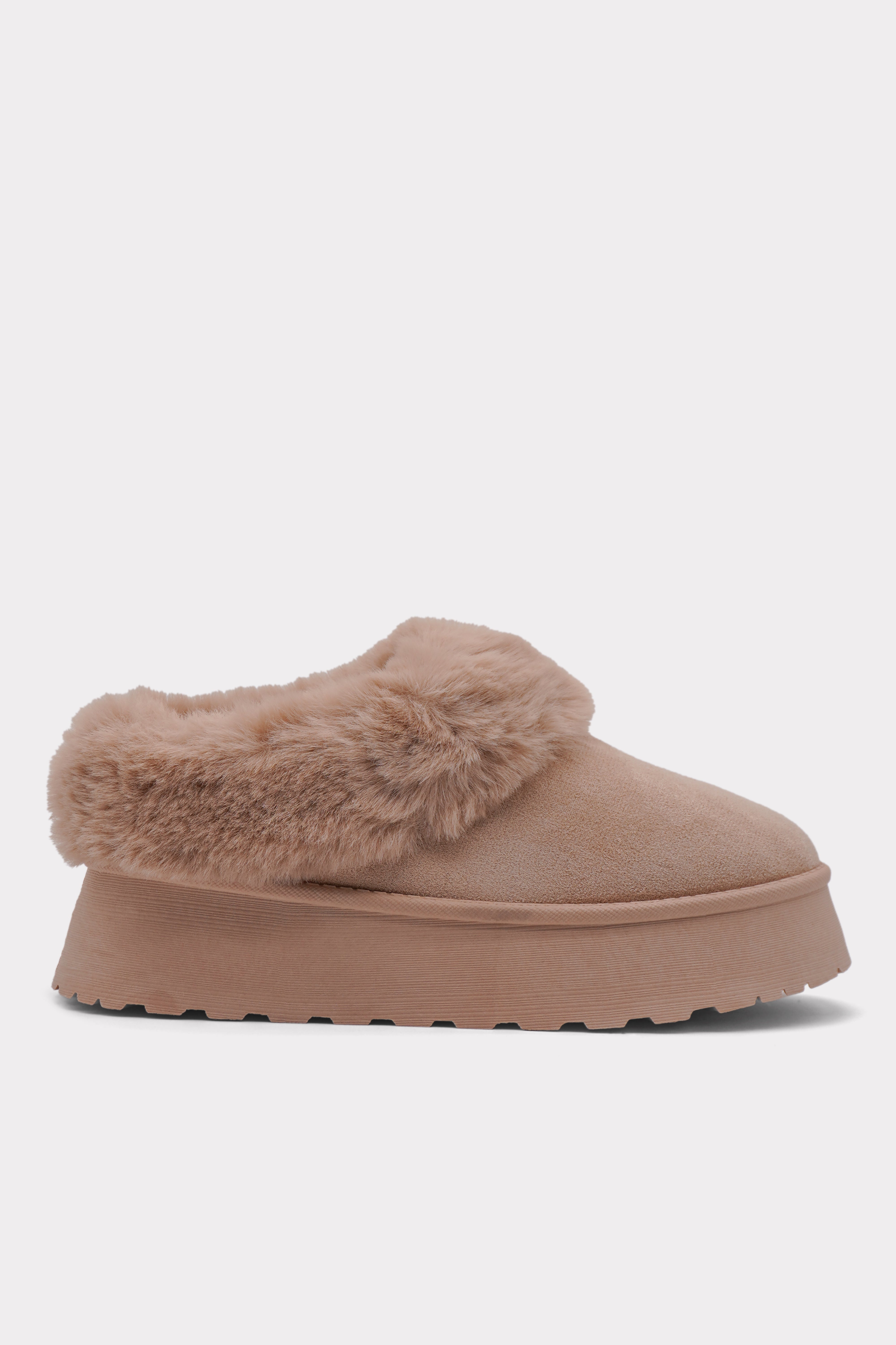 Beige Alpine Luxe Slippers