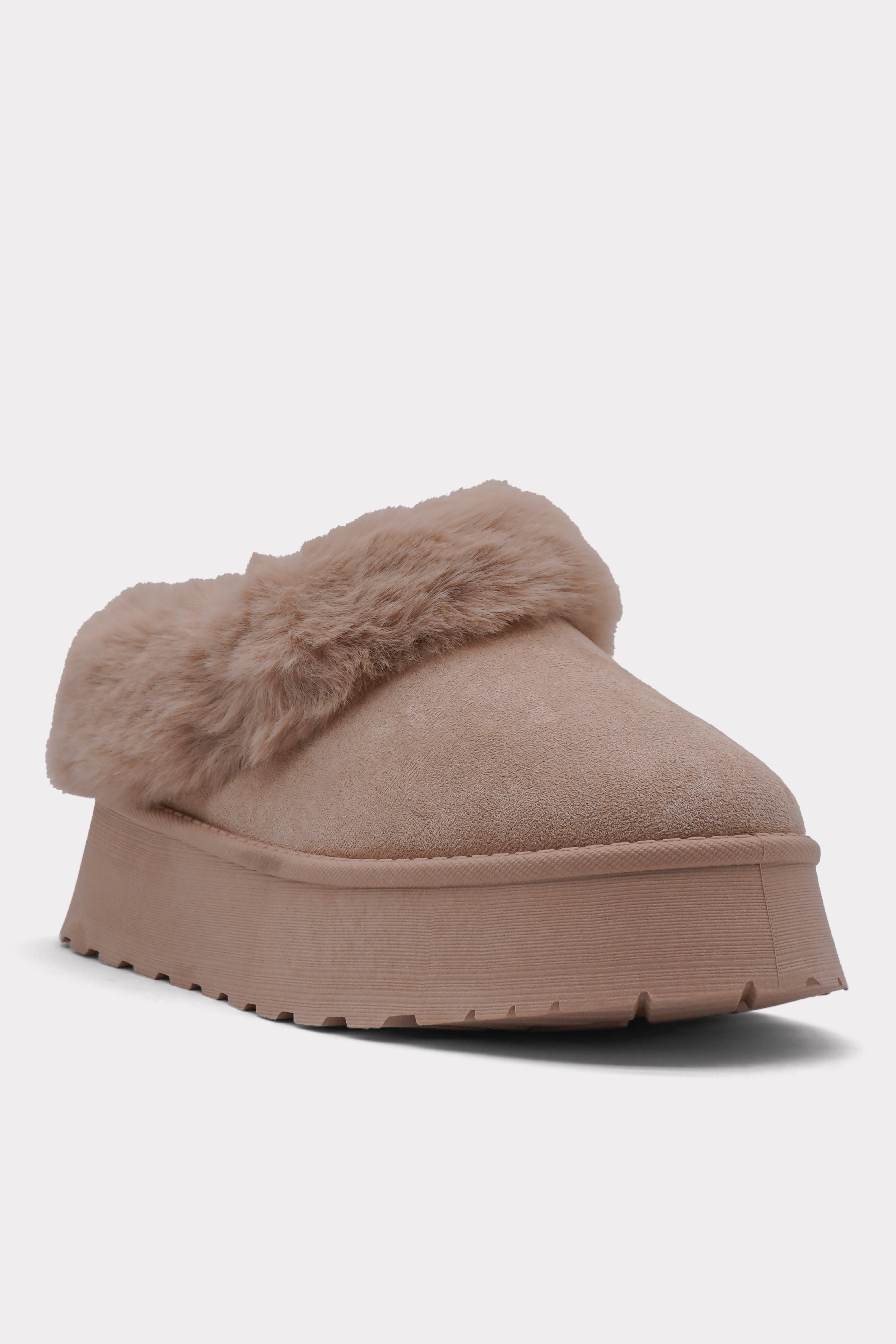 Beige Alpine Luxe Slippers