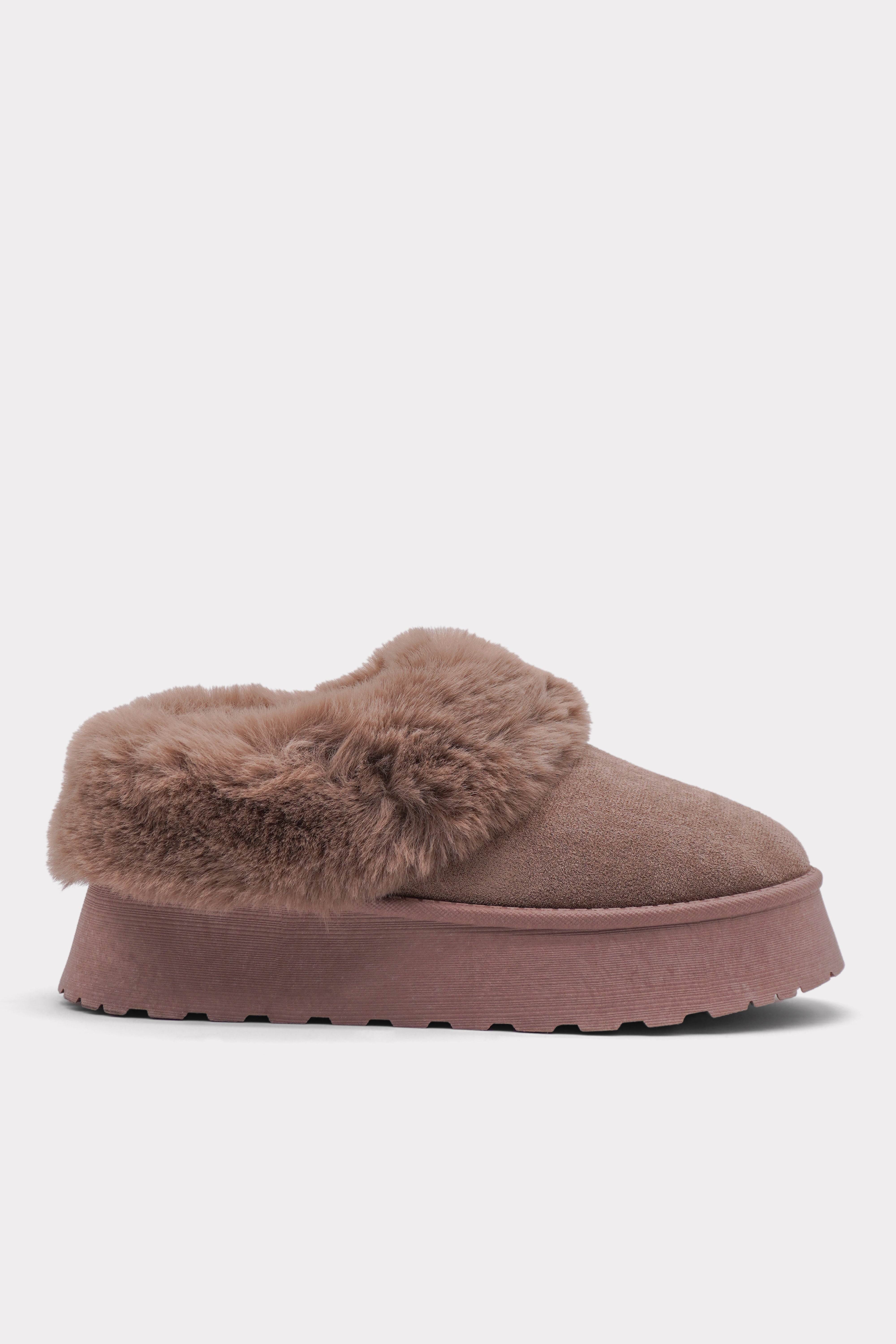 Taupe Alpine Luxe Slippers