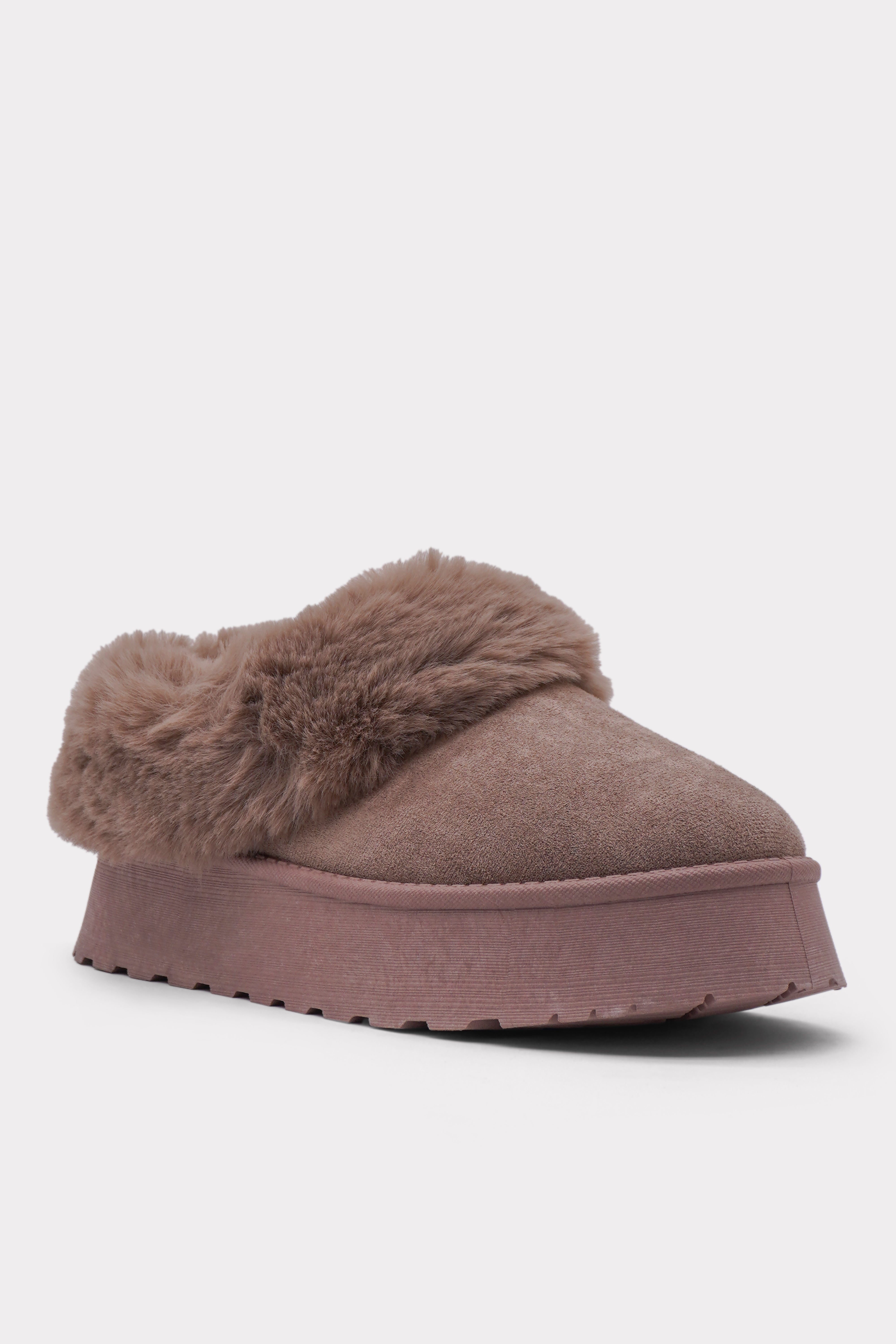 Taupe Alpine Luxe Slippers