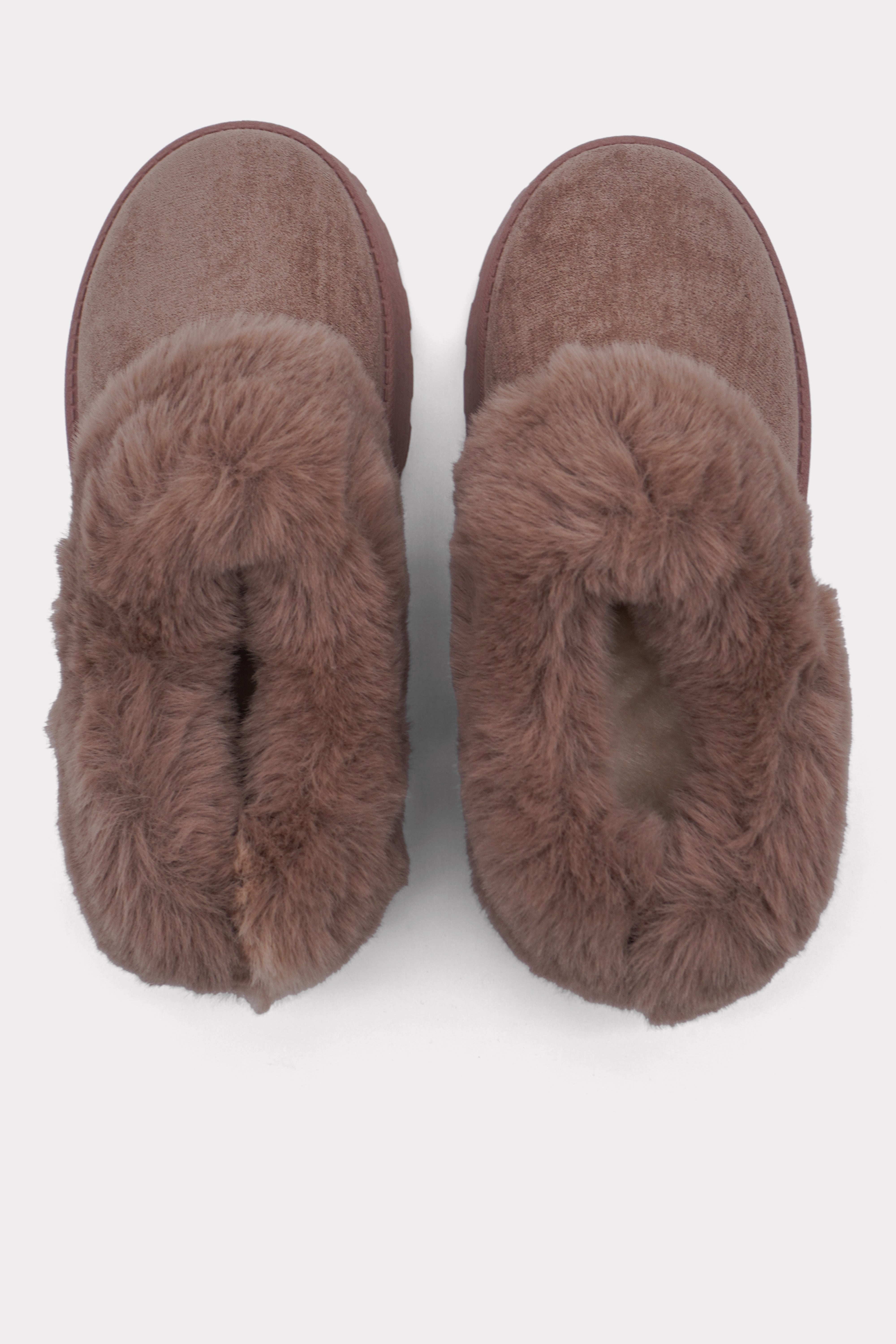 Taupe Alpine Luxe Slippers