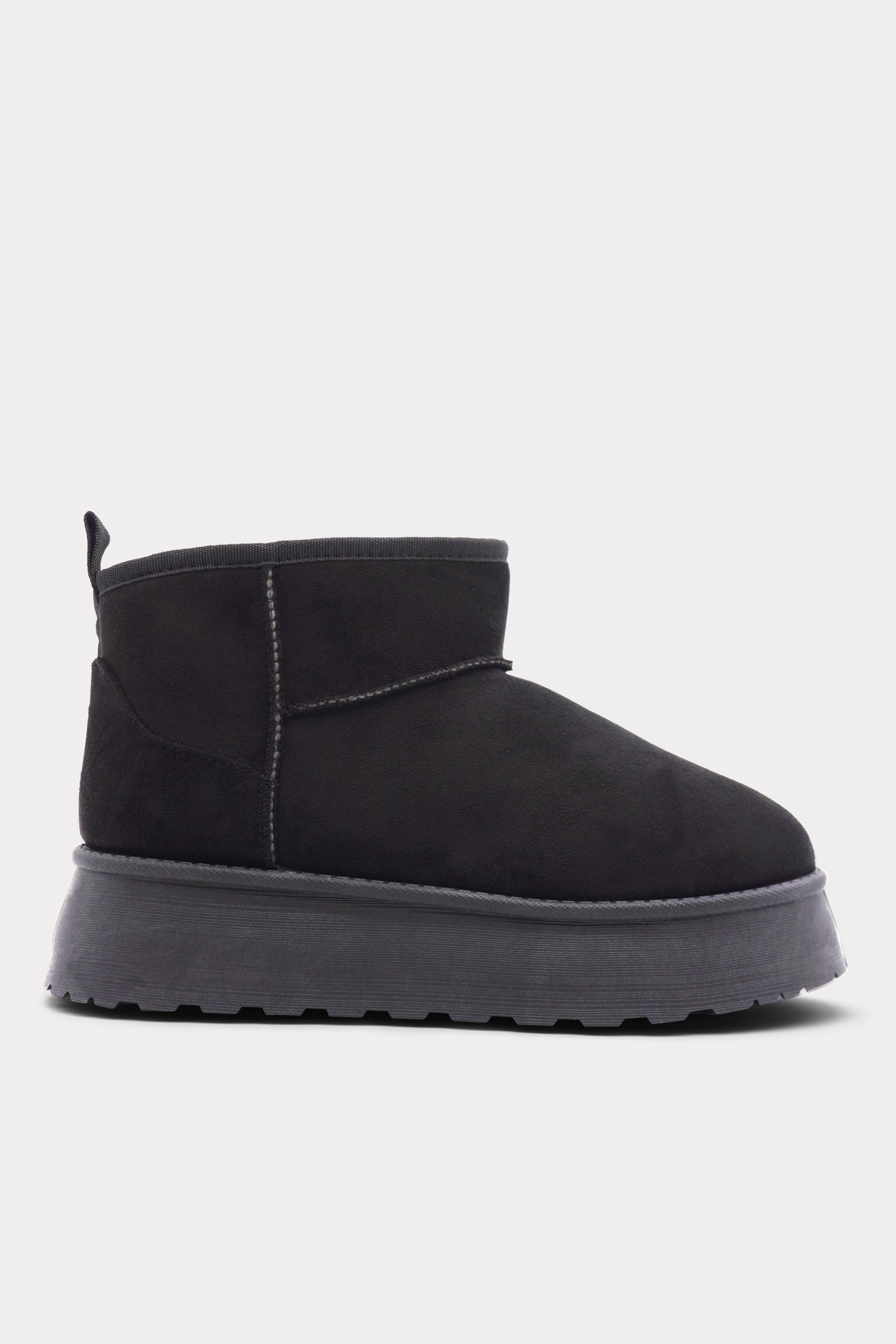 Black Chalet Ankle Boots