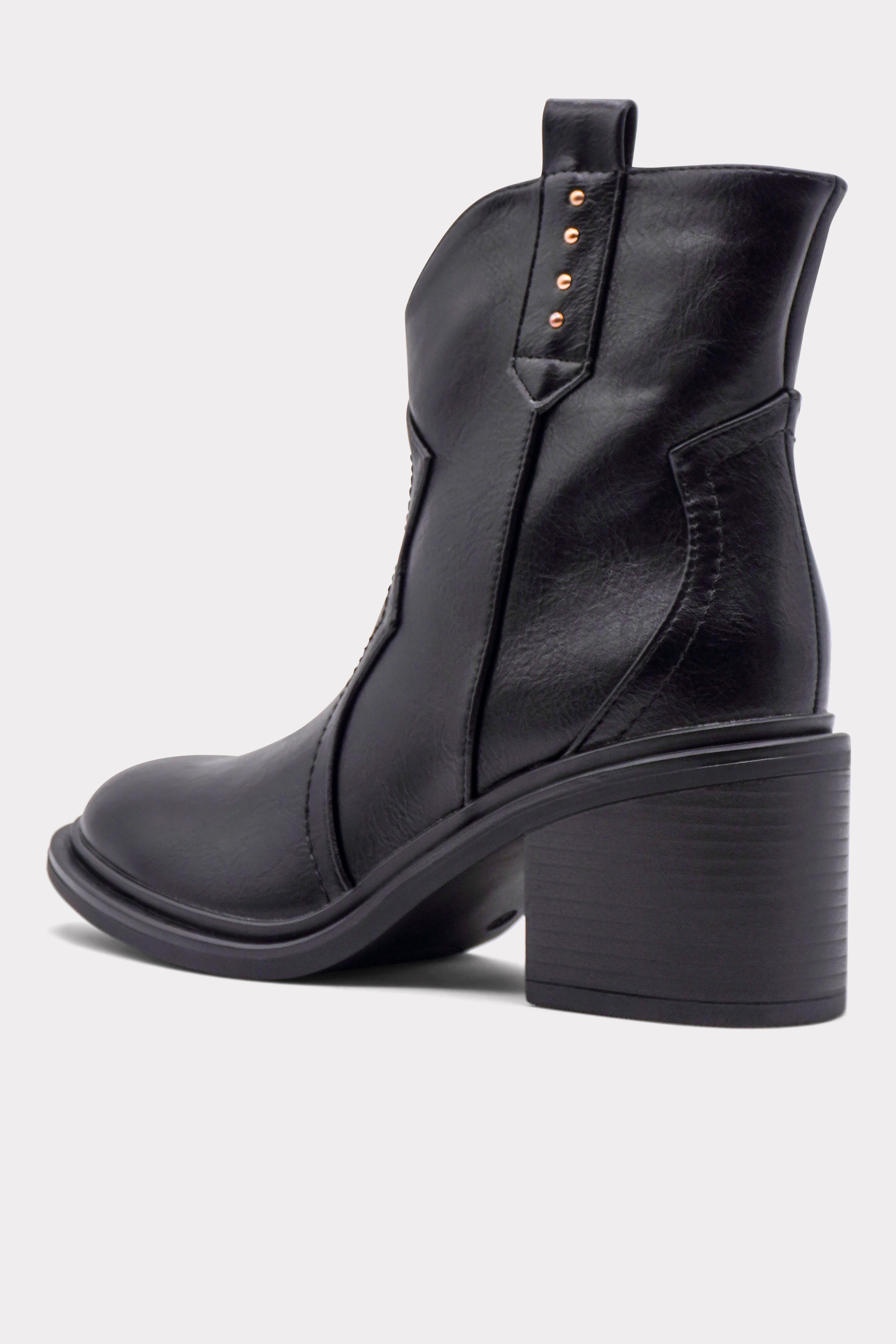 Black Savoy Ankle Boots