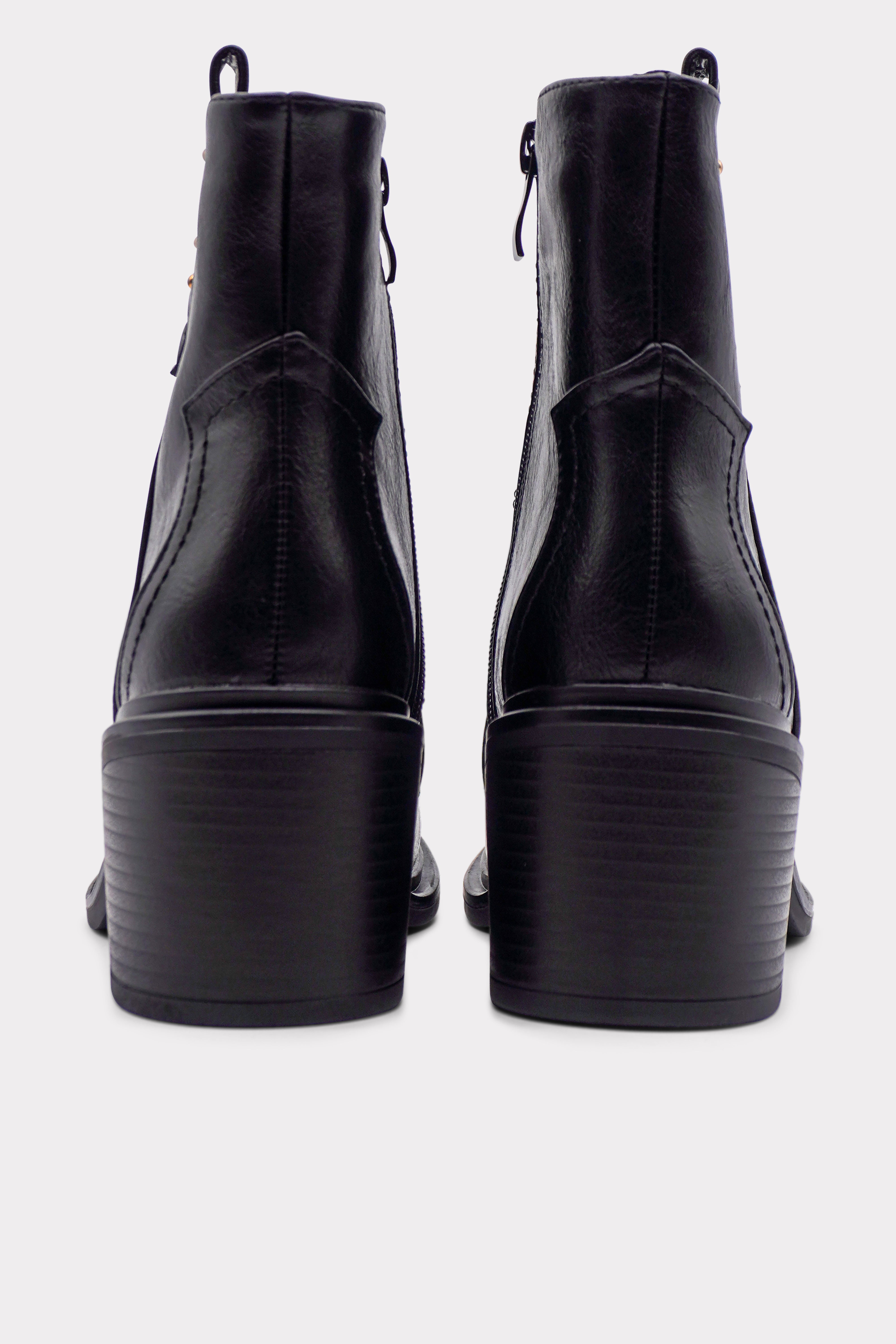 Black Savoy Ankle Boots